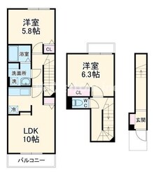 メゾンソレイユの物件間取画像